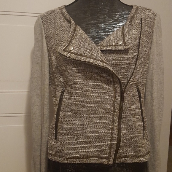 Hinge from Nordstrom Tweed Moto Jacket SZ 1 - Picture 4 of 4